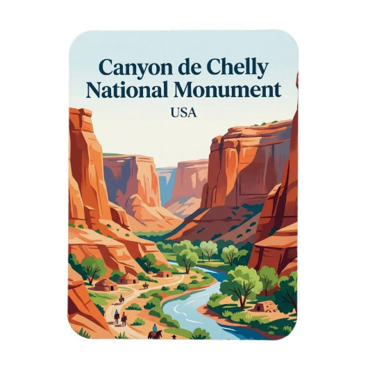 Canyon de Chelly National Monument VS Magneet (Verticaal)