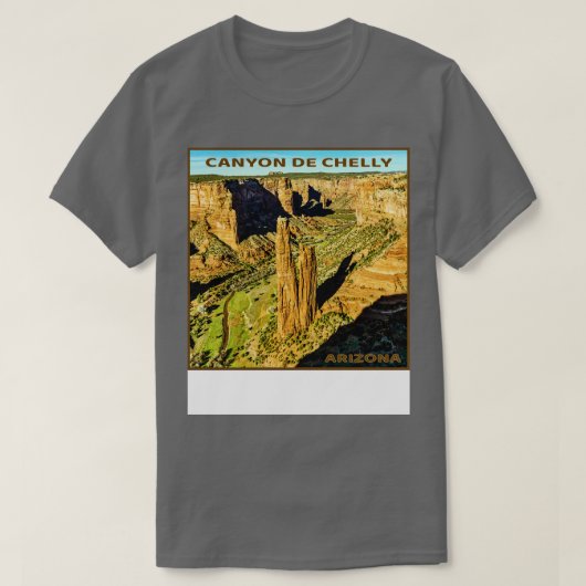 Canyon de Chelly Spider Rock T-shirt (Design voorkant)