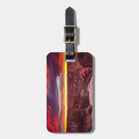 Canyon de Chelly, sunset, Arizona Bagagelabel (Voorkant verticaal)