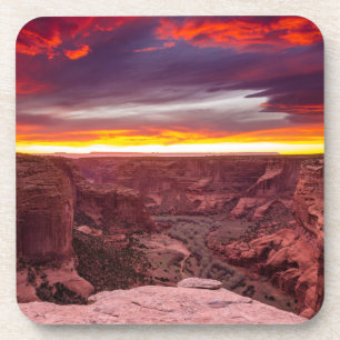 Canyon de Chelly, sunset, Arizona Onderzetter