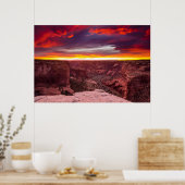 Canyon de Chelly, sunset, Arizona Poster (Keuken)