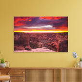 Canyon de Chelly, zonsondergang, Arizona Canvas Afdruk (Insitu (Woonkamer))
