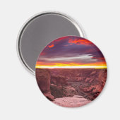 Canyon de Chelly, zonsondergang, Arizona Magneet (Voorkant / Achterkant)