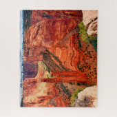 Canyon de Claire New Mexico.Kerstgroeten Legpuzzel (Verticaal)