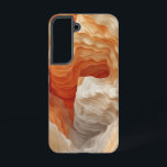 Canyon Flame Layers Telefoonhoesje Samsung Galaxy Hoesje<br><div class="desc">Geïnspireerd door zandsteen canyons,  dit ontwerp is voorzien van vloeiende aardse lagen in levendige roest en beige,  het creëren van een gedurfde woestijn statement.</div>