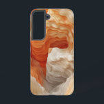Canyon Flame Layers Telefoonhoesje Samsung Galaxy Hoesje<br><div class="desc">Geïnspireerd door zandsteen canyons,  dit ontwerp is voorzien van vloeiende aardse lagen in levendige roest en beige,  het creëren van een gedurfde woestijn statement.</div>