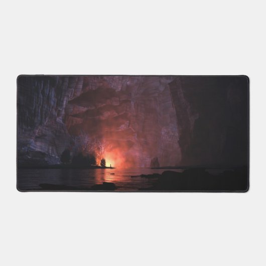 Canyon, geverfd (nacht) bureaumat (Voorkant)