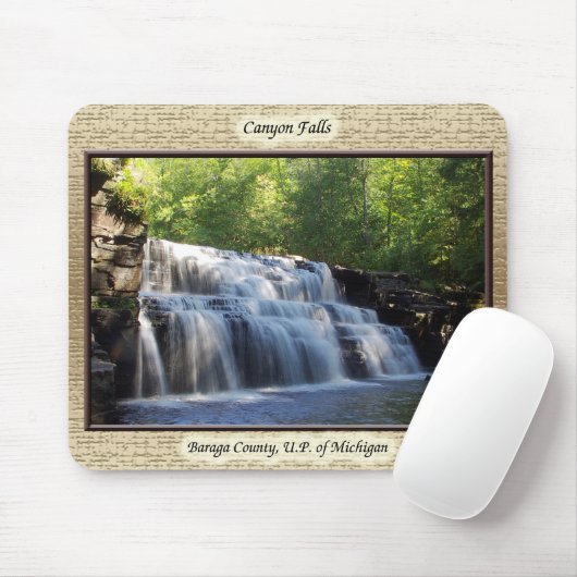 Canyon Herfsten omwoeld mousepad Muismat (Met muis)