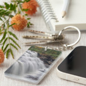 Canyon-Herfsten op de Sturgeon River nabij L'Anse Sleutelhanger (Voorkant Rechts)