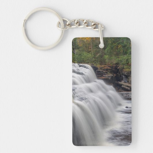 Canyon-Herfsten op de Sturgeon River nabij L'Anse Sleutelhanger (Voorkant)