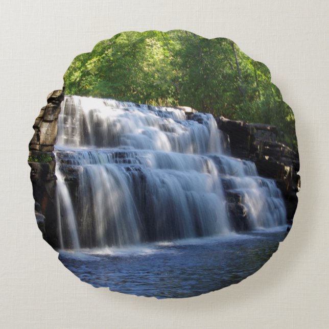 Canyon Herfsten rond kussen (Voorkant)
