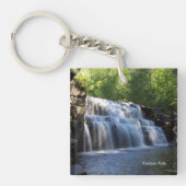 Canyon Herfsten vierkant sleutelketen Sleutelhanger (Voorkant)