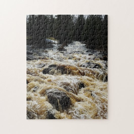 Canyon Herfsten Waterval Legpuzzel (Verticaal)