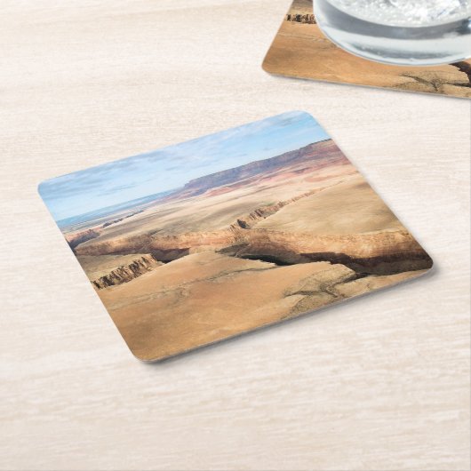 Canyon in de Canyon Kartonnen Onderzetters (Schuin)