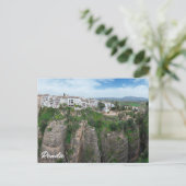 Canyon in Ronda Andalusië, Spanje Briefkaart (Staand voorkant)