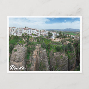 Canyon in Ronda Andalusië, Spanje Briefkaart