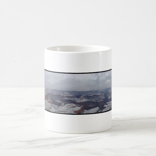 Canyon in sneeuw magische mok (Center)