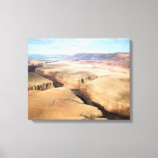 Canyon in the Canyon Canvas Afdruk (Voorkant)