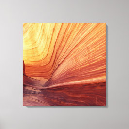Canyon Kust door Sun Southwest Abstract Canvas Afdruk