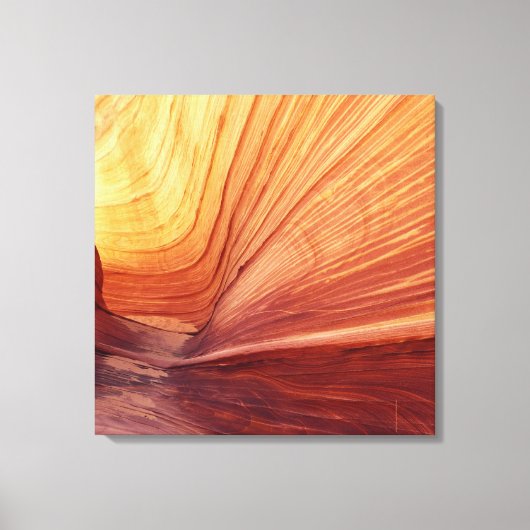 Canyon Kust door Sun Southwest Abstract Canvas Afdruk (Voorkant)