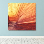 Canyon Kust door Sun Southwest Abstract Canvas Afdruk (Insitu (Houten vloer))