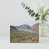 Canyon Lake, Briefkaart Arizona (Staand voorkant)