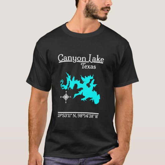 Canyon Lake Texas T-Shirt met lange mouwen (Voorkant)