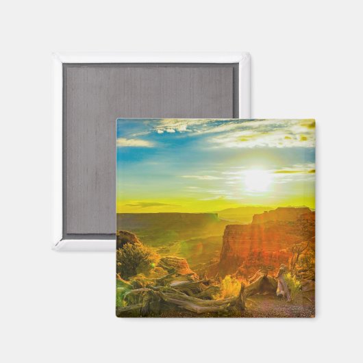 Canyon lands Nationaal Park Moab Utah Magneet (Voorkant / Achterkant)