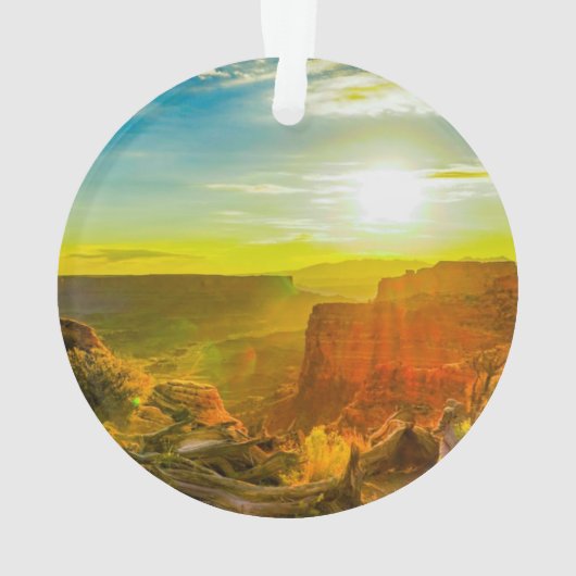 Canyon lands Nationaal Park Moab Utah Ornament (achterkant)
