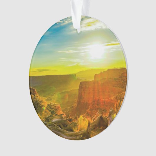 Canyon lands Nationaal Park Moab Utah Ornament (voorkant)