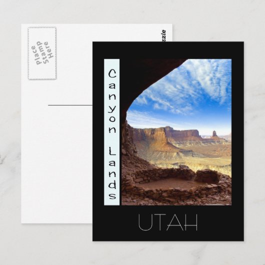 canyon lands, UTAH Briefkaart (Voorkant / Achterkant)