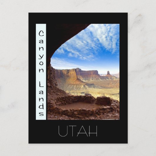 canyon lands, UTAH Briefkaart (Voorkant)