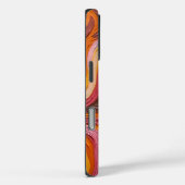 Canyon Layers: Abstracte Impasto Case-Mate iPhone Case (Achterkant / Rechts)
