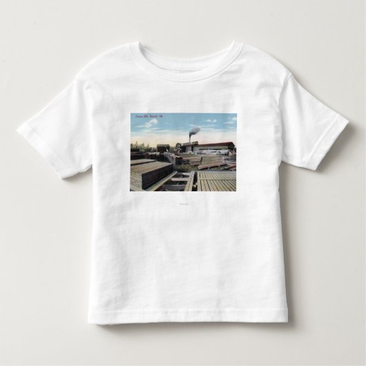 Canyon Lumber Mill Scene Kinder Shirts (Voorkant)