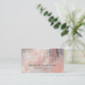 Canyon Modern Abstracte penseelstreken Visitekaartje (Staand voorkant)