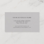 Canyon Modern Abstracte penseelstreken Visitekaartje (Achterkant)