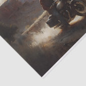 Canyon Motorcycle Journey Decoupage Tissuepapier (Detail)