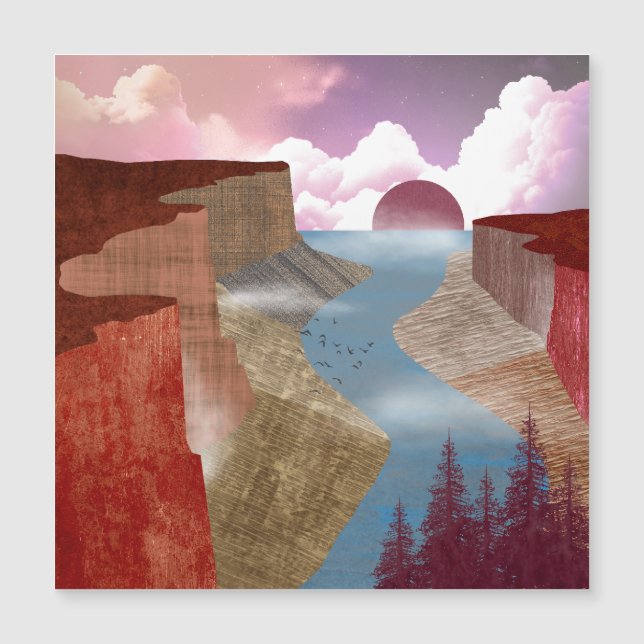 Canyon Ocean Landscape (Voorkant)