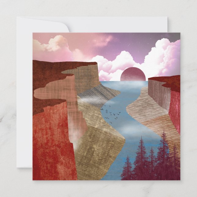 Canyon Ocean Landscape (Voorkant)