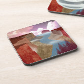 Canyon Ocean Landscape Bier Onderzetter (Linkerzijde)