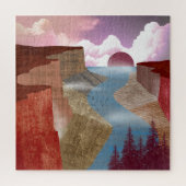 Canyon Ocean Landscape Legpuzzel (Verticaal)