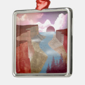 Canyon Ocean Landscape Metalen Ornament (Links)