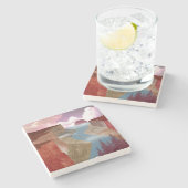 Canyon Ocean Landscape Stenen Onderzetter (Zijkant)