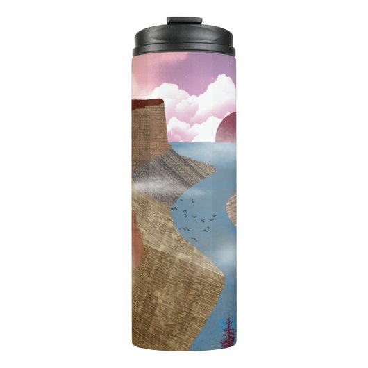 Canyon Ocean Landscape Thermosbeker (Voorkant)