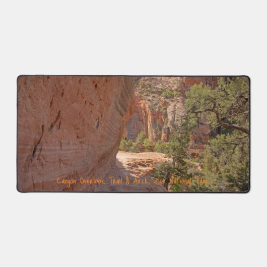 Canyon Overlook Trail W Arch, Utah Bureaumat (Voorkant)