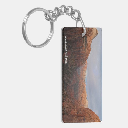 Canyon Overlook Zion National Park, Utah Sleutelhanger (Voorkant Links)