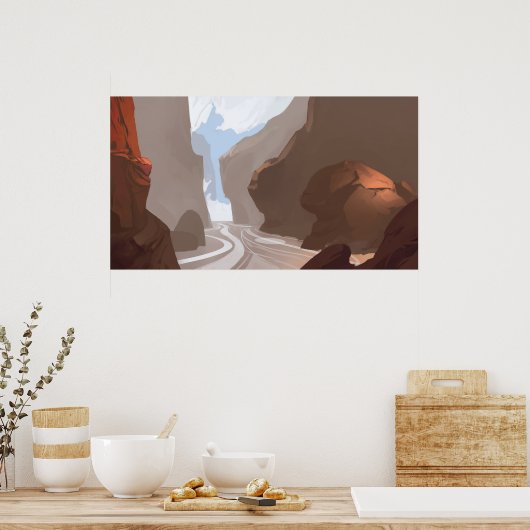 Canyon Poster (Keuken)
