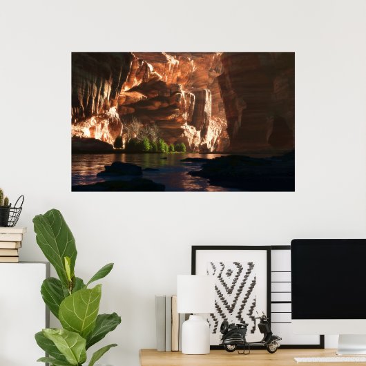 Canyon Poster (Thuiskantoor)
