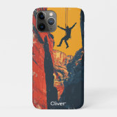 Canyon Rappelling Avontuur Case-Mate iPhone Case (Achterkant)