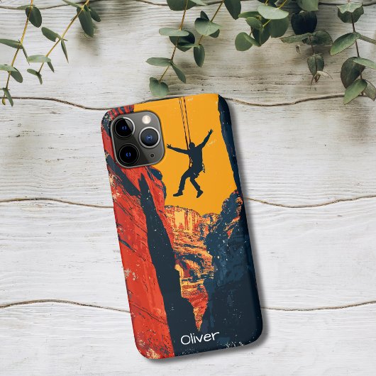 Canyon Rappelling Avontuur Case-Mate iPhone Case